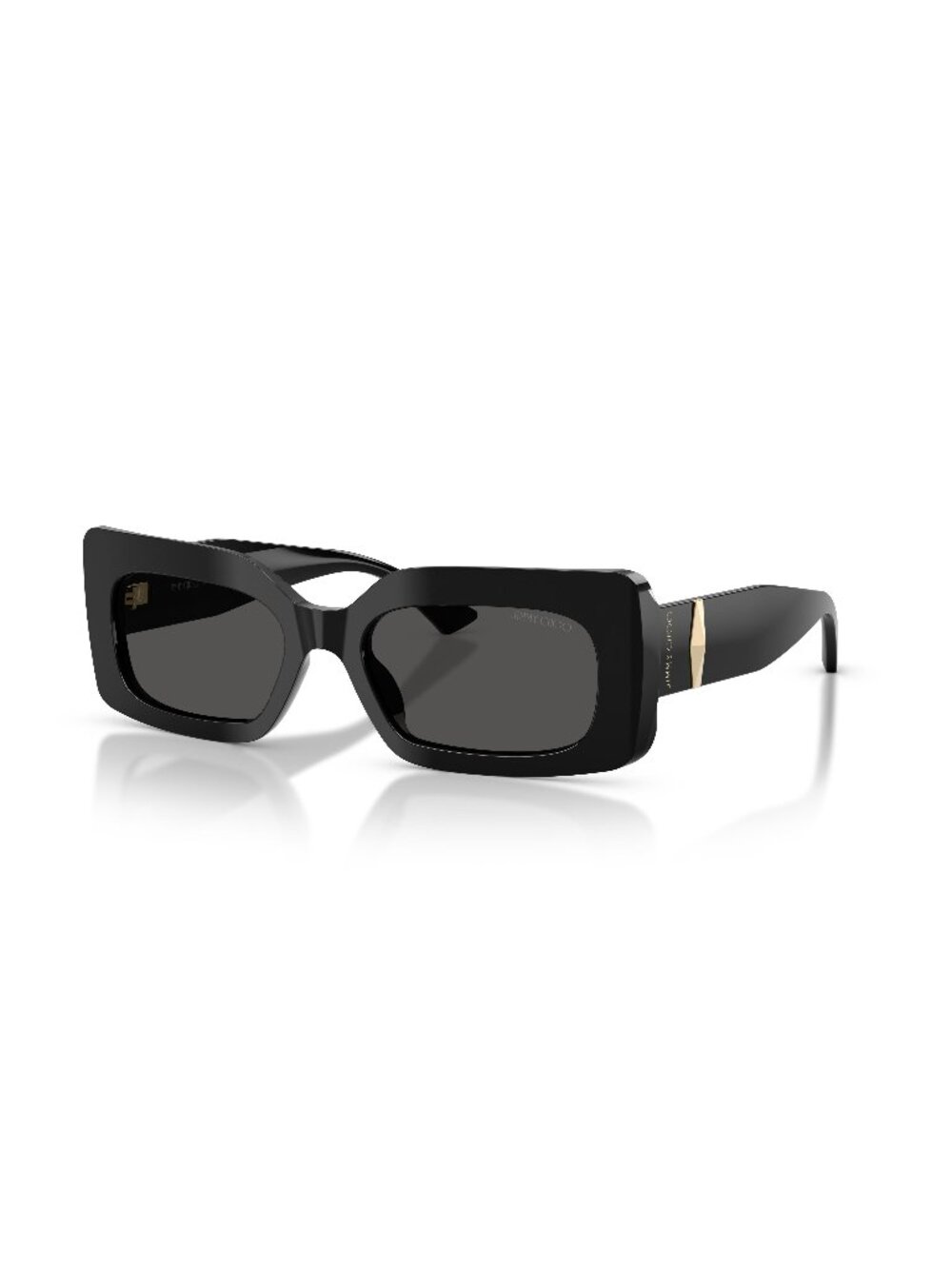 New Jimmy Choo Women's Sunglasses Black Grey Lens Acetate Frame JC5067 500087 53